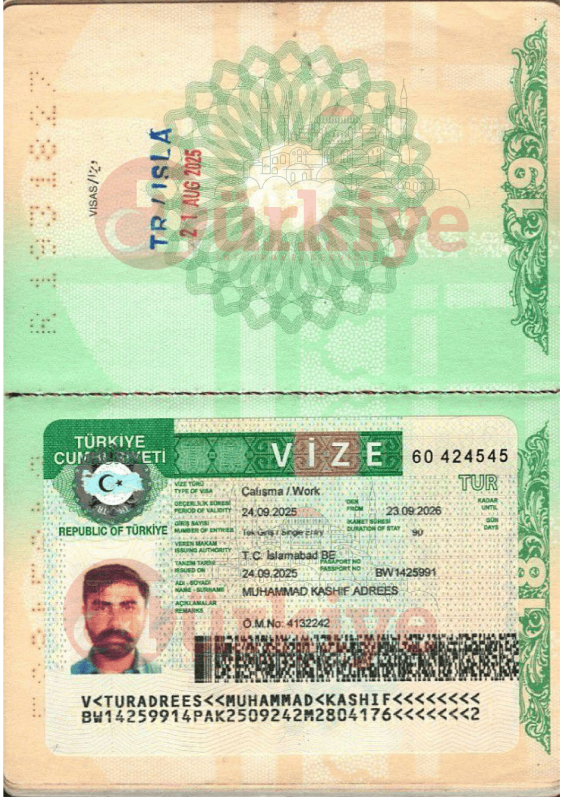 turkey visa