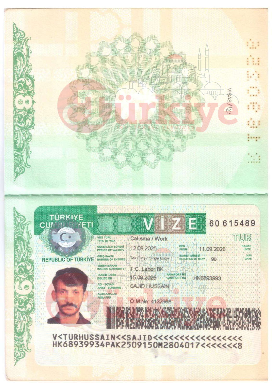 turkey visa