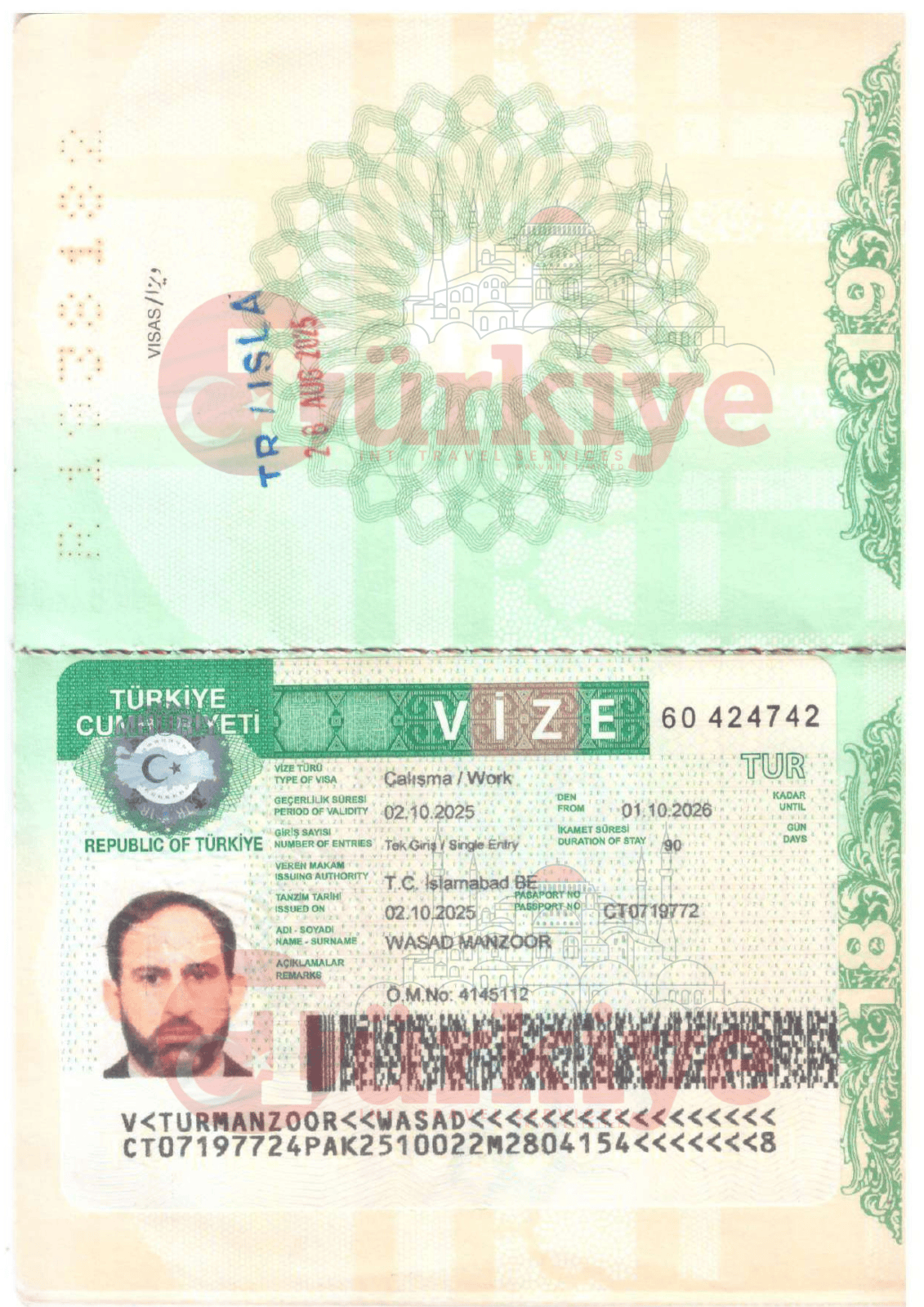 turkey visa